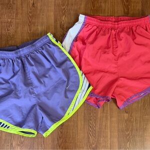 Nike Women's Athletic Shorts (2) - Size Small - Purple/Pink